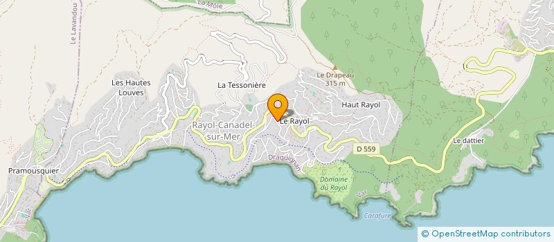 localisation de l'entreprise MONSIEUR JEAN GIROD à RAYOL-CANADEL-SUR-MER