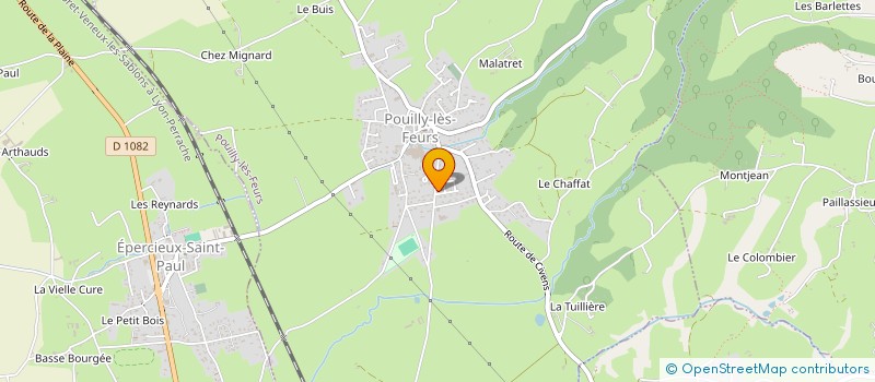 localisation de l'entreprise MONSIEUR JEAN GIROUD à POUILLY-LES-FEURS