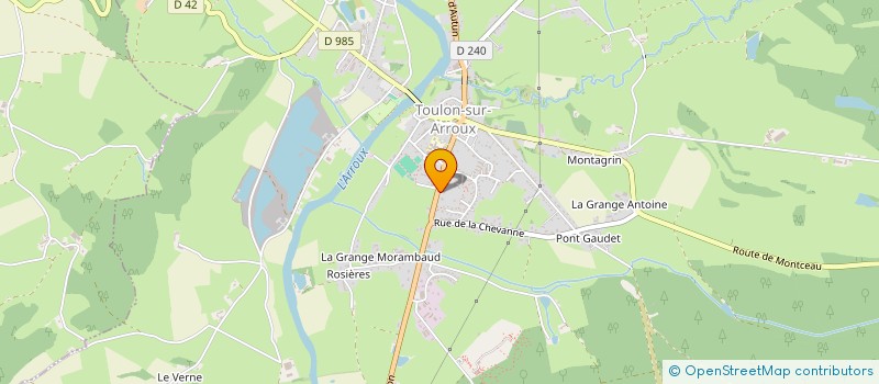 localisation de l'entreprise MONSIEUR JEAN GIROUX à TOULON-SUR-ARROUX