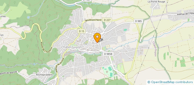 localisation de l'entreprise MONSIEUR JEAN GIRY à CHATEL-GUYON