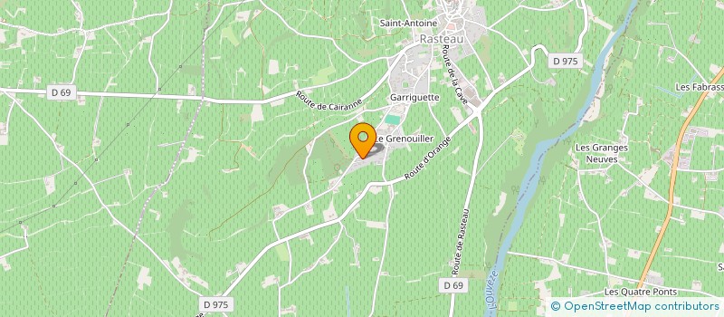 localisation de l'entreprise MONSIEUR JEAN GIUGGIOLA  RASTEAU