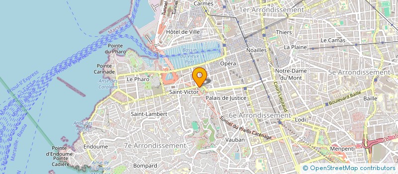 localisation de l'entreprise MONSIEUR JEAN GIUSIANO à MARSEILLE