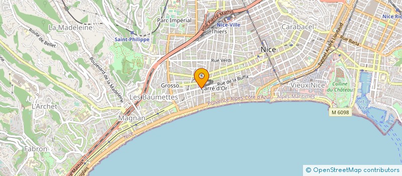 localisation de l'entreprise MONSIEUR JEAN GIUSTO à NICE