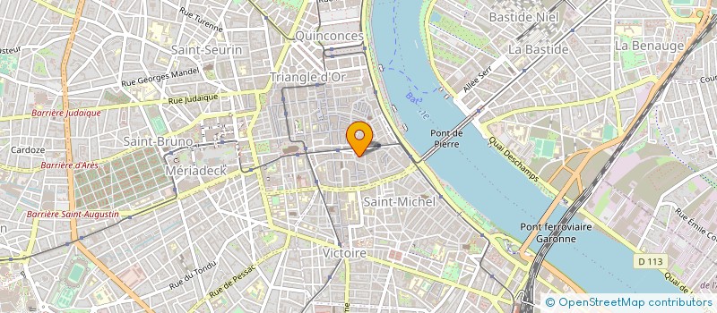 localisation de l'entreprise MONSIEUR JEAN GIZON  BORDEAUX