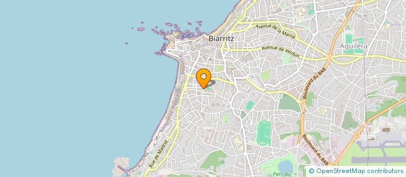 localisation de l'entreprise MONSIEUR JEAN GLAUDEL à BIARRITZ