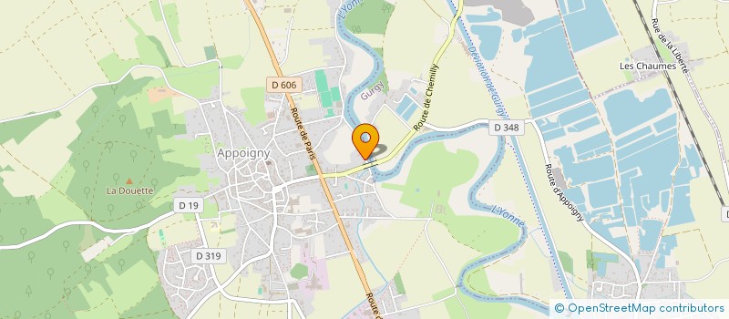 localisation de l'entreprise MONSIEUR JEAN GLEIZE  APPOIGNY