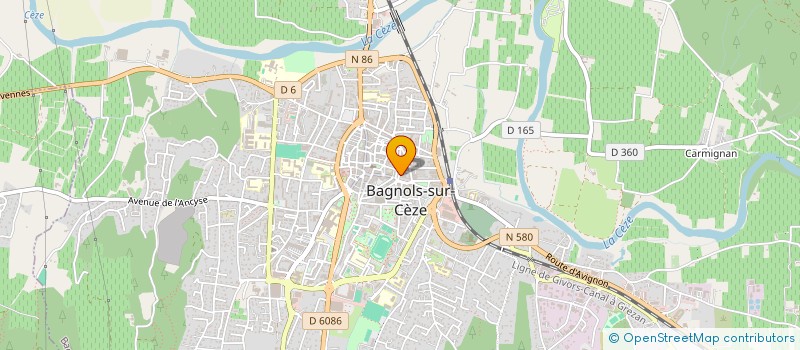 localisation de l'entreprise MONSIEUR JEAN GLEIZES à BAGNOLS-SUR-CEZE