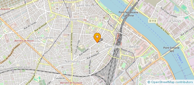 localisation de l'entreprise MONSIEUR JEAN GLEIZES  BORDEAUX