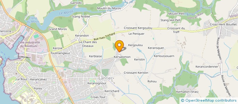 localisation de l'entreprise MONSIEUR JEAN GLEMAREC  CONCARNEAU