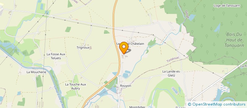 localisation de l'entreprise MONSIEUR JEAN GLEMEE  TINTENIAC