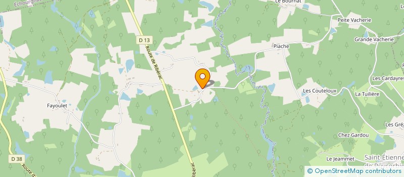 localisation de l'entreprise MONSIEUR JEAN GLETH  SAINT-MICHEL-DE-DOUBLE