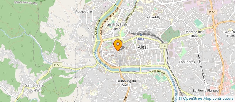 localisation de l'entreprise MONSIEUR JEAN GLEYZE  ALES