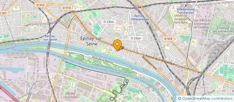 localisation de l'entreprise MONSIEUR JEAN GLINATSIS à EPINAY-SUR-SEINE