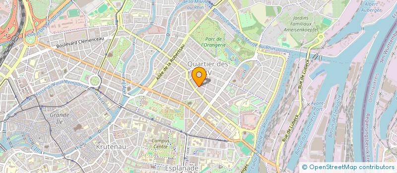 localisation de l'entreprise MONSIEUR JEAN GNAEDIG à STRASBOURG