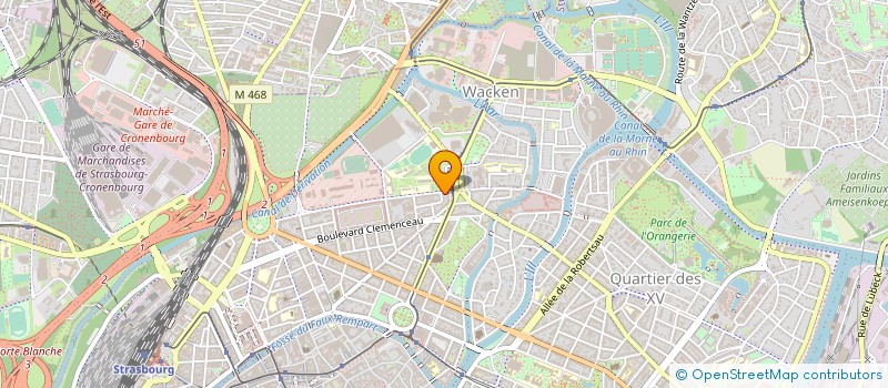 localisation de l'entreprise MONSIEUR JEAN GNEITING à STRASBOURG