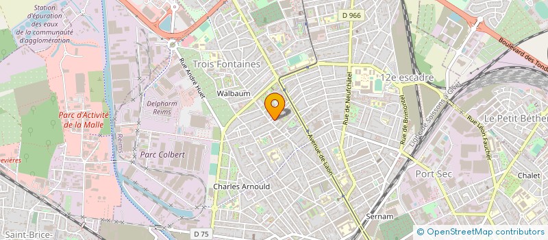 localisation de l'entreprise MONSIEUR JEAN GODBILLON à REIMS