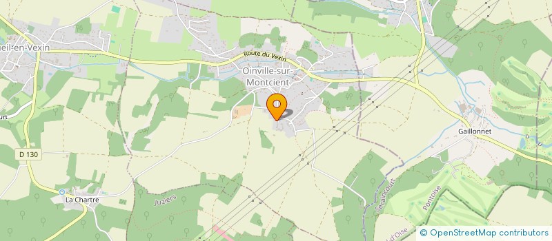 localisation de l'entreprise MONSIEUR JEAN GODET  OINVILLE-SUR-MONTCIENT