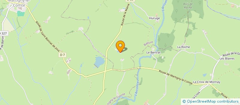 localisation de l'entreprise MONSIEUR JEAN GODIN  BALLORE