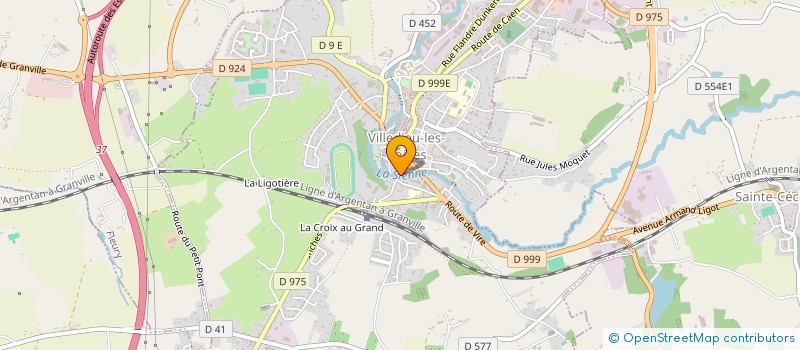 localisation de l'entreprise MONSIEUR JEAN GODIN  VILLEDIEU-LES-POELES-ROUFFIGNY