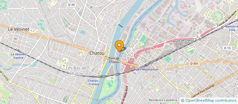 localisation de l'entreprise MONSIEUR JEAN GODINOT  CHATOU