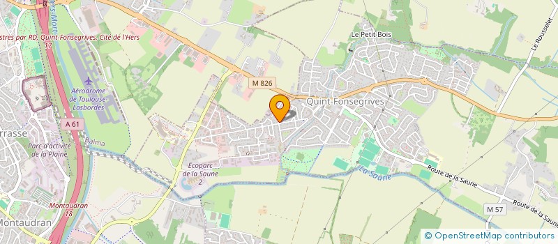 localisation de l'entreprise MONSIEUR JEAN GOERTZ  QUINT-FONSEGRIVES