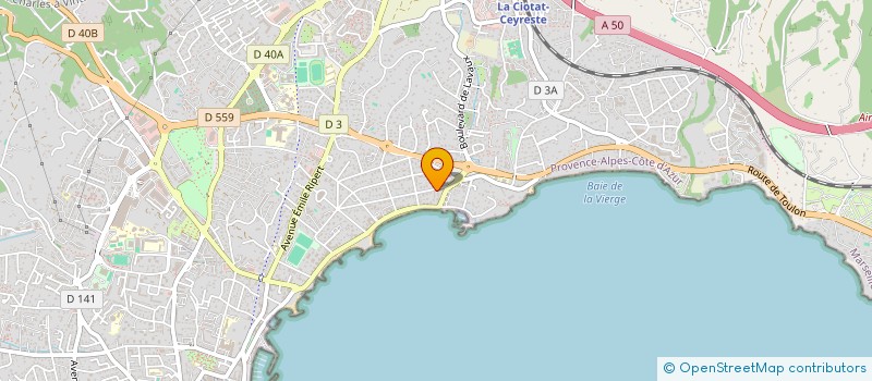 localisation de l'entreprise MONSIEUR JEAN GOETZ à LA CIOTAT