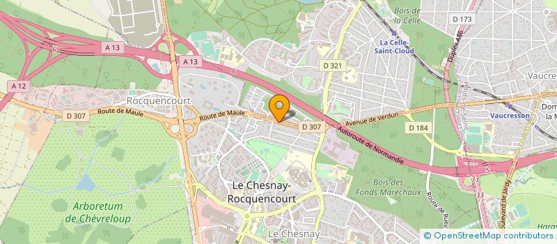 localisation de l'entreprise MONSIEUR JEAN GOLDBERG  LE CHESNAY-ROCQUENCOURT