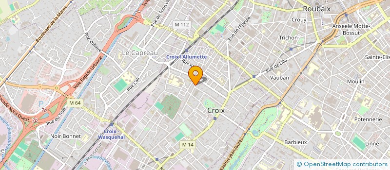 localisation de l'entreprise MONSIEUR JEAN GOMANNE à CROIX