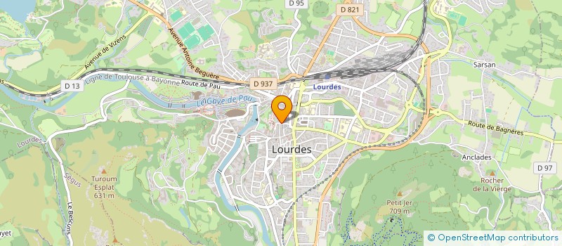 localisation de l'entreprise MONSIEUR JEAN GOMEZ  LOURDES