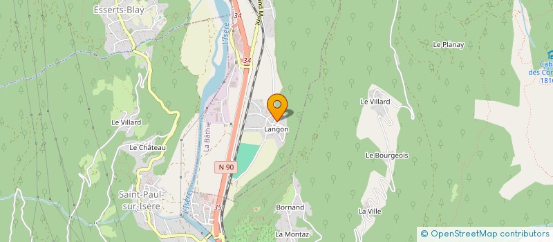 localisation de l'entreprise MONSIEUR JEAN GOMEZ  LA BATHIE