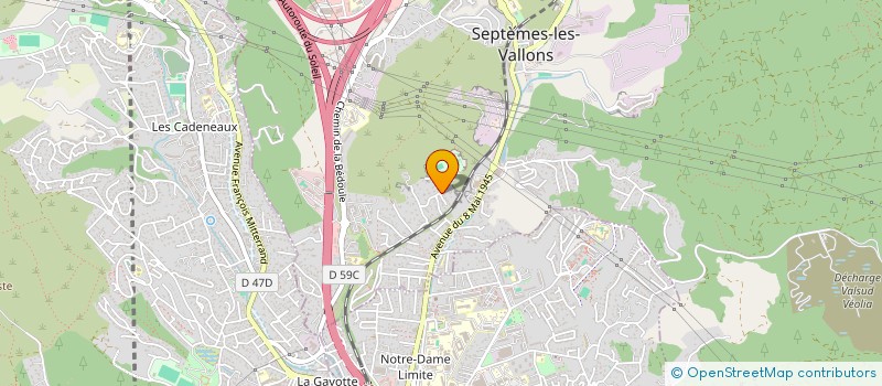localisation de l'entreprise MONSIEUR JEAN GOMEZ  SEPTEMES-LES-VALLONS