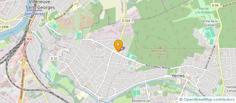 localisation de l'entreprise MONSIEUR JEAN GOMMIER  CROSNE