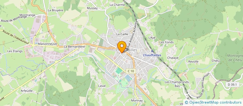 localisation de l'entreprise MONSIEUR JEAN GONACHON  CHAUFFAILLES