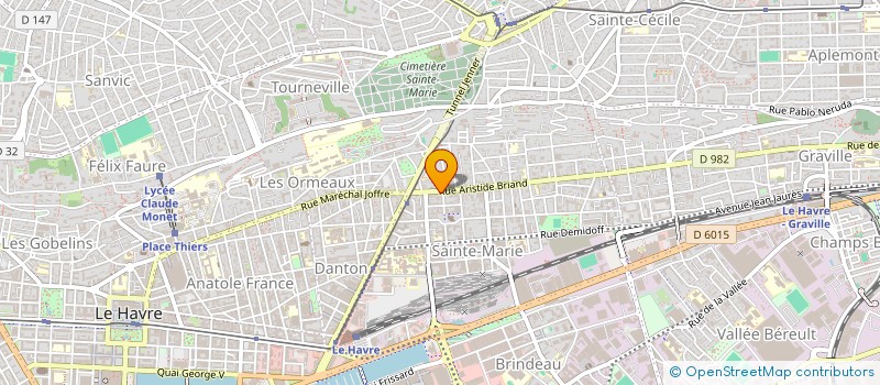 localisation de l'entreprise MONSIEUR JEAN GONCALVES FERNANDES  LE HAVRE