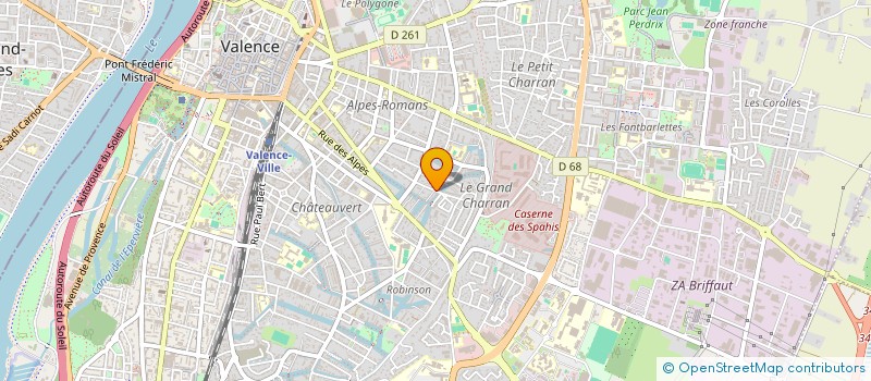 localisation de l'entreprise MONSIEUR JEAN GONDIAN à VALENCE
