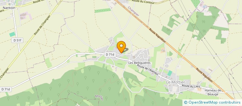 localisation de l'entreprise MONSIEUR JEAN GONON  MOTTIER