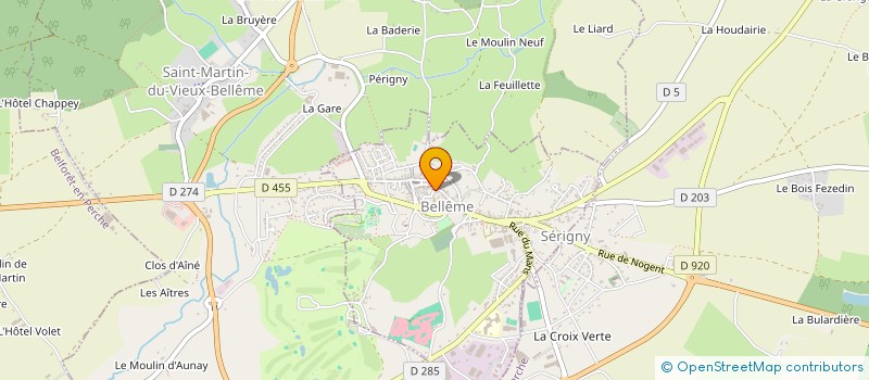 localisation de l'entreprise MONSIEUR JEAN GONSARD à BELLEME