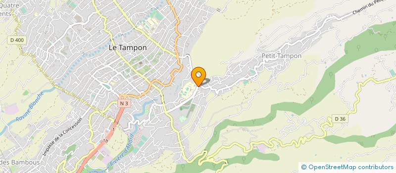 localisation de l'entreprise MONSIEUR JEAN GONTHIER  LE TAMPON
