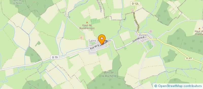 localisation de l'entreprise MONSIEUR JEAN GONY  SAINT-PRANCHER