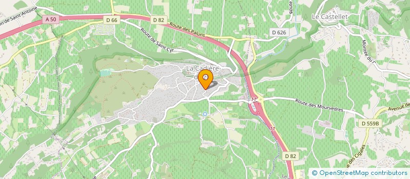 localisation de l'entreprise MONSIEUR JEAN GONZALES à LA CADIERE-D'AZUR
