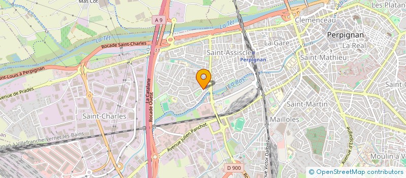 localisation de l'entreprise MONSIEUR JEAN GONZALEZ  PERPIGNAN