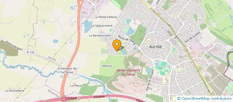 localisation de l'entreprise MONSIEUR JEAN GORCE à AVRILLE