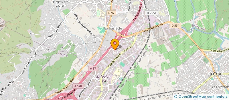 localisation de l'entreprise MONSIEUR JEAN GORI  LA FARLEDE