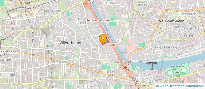 localisation de l'entreprise MONSIEUR JEAN GORIZIAN à VILLEURBANNE
