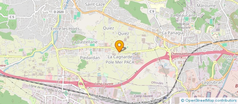 localisation de l'entreprise MONSIEUR JEAN GORRIAS  OLLIOULES