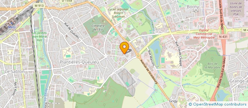 localisation de l'entreprise MONSIEUR JEAN GORSE  METZ