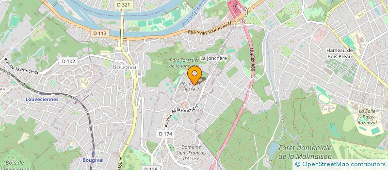 localisation de l'entreprise MONSIEUR JEAN GOTTARDIS  LA CELLE-SAINT-CLOUD