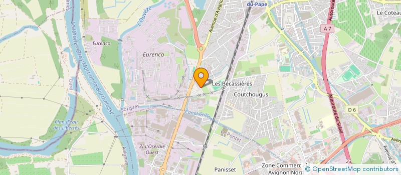 localisation de l'entreprise MONSIEUR JEAN GOTTERO  SORGUES