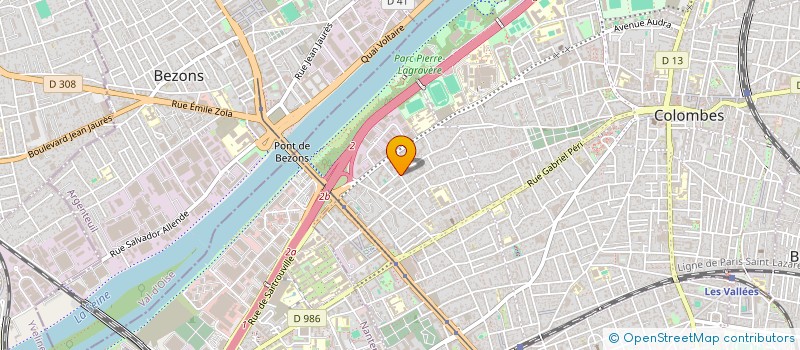localisation de l'entreprise MONSIEUR JEAN GOTTIEB  COLOMBES