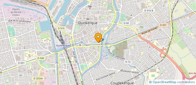 localisation de l'entreprise MONSIEUR JEAN GOTTRAND à DUNKERQUE